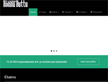 Tablet Screenshot of hannuhuttu.com